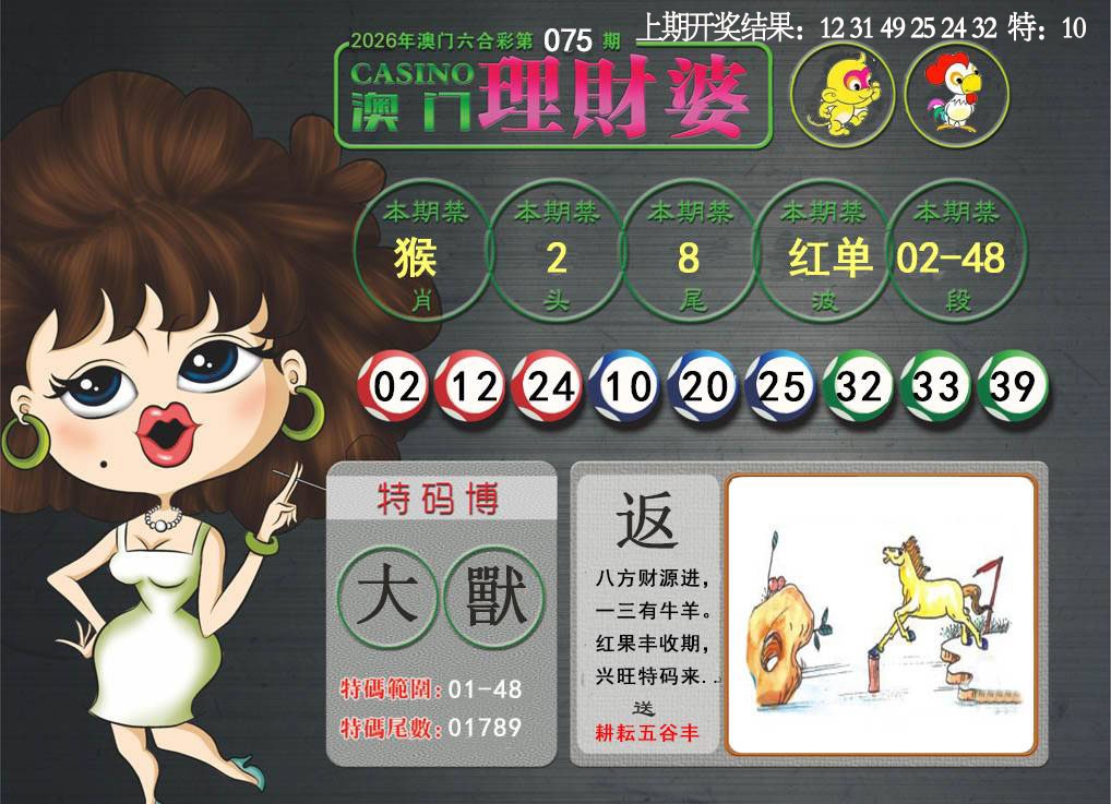 075期澳门理财婆[图]